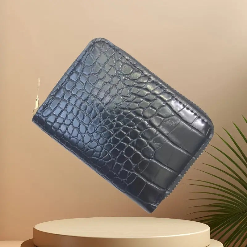 Chic Women's Faux Leather Clutch Wallet with Zipper - Multi-Card Holder & Coin Purse, Polyester Lined