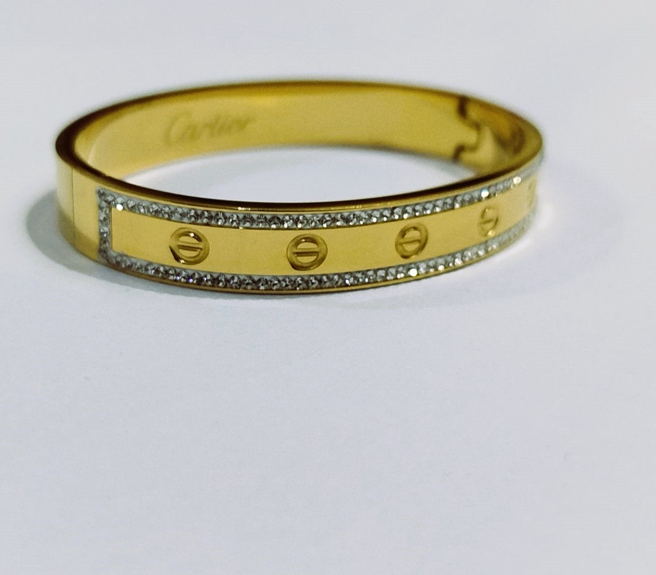 Premium Openable Golden Bangle - Stainless Steel | Elegant & Durable | Mazia Fashion