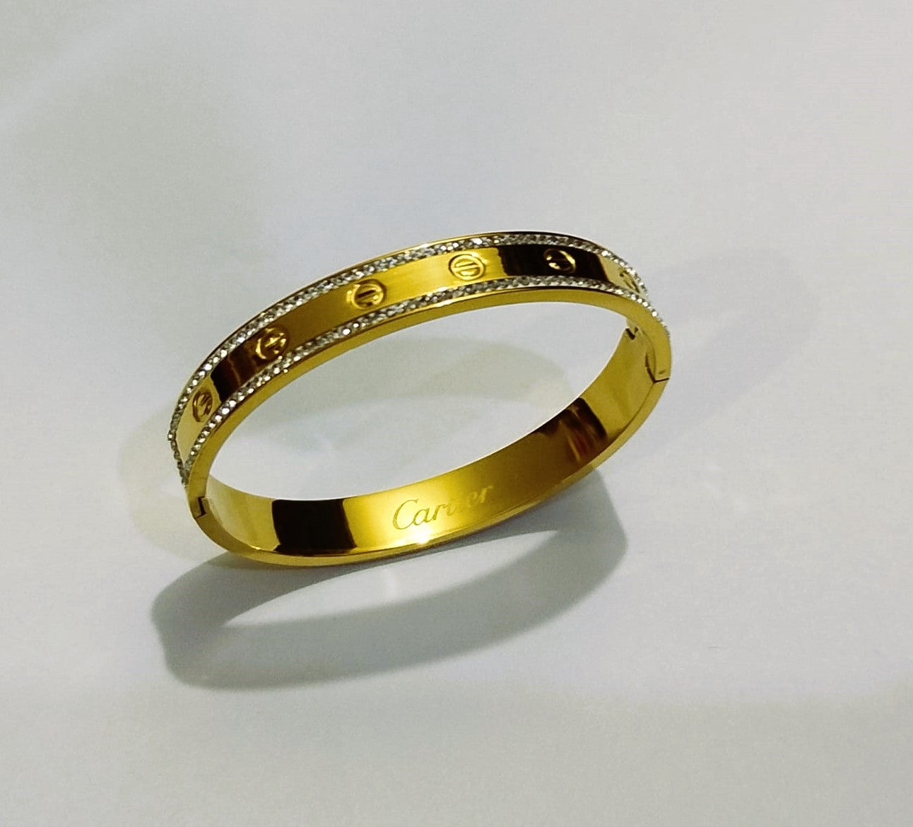 Premium Openable Golden Bangle - Stainless Steel | Elegant & Durable | Mazia Fashion