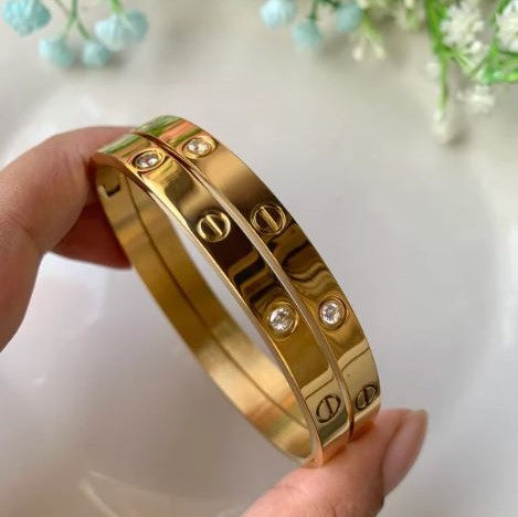 Bracelet Stainless Steel Cuff Bangle for Girls Women Ladies bracelet Jewelry Kara