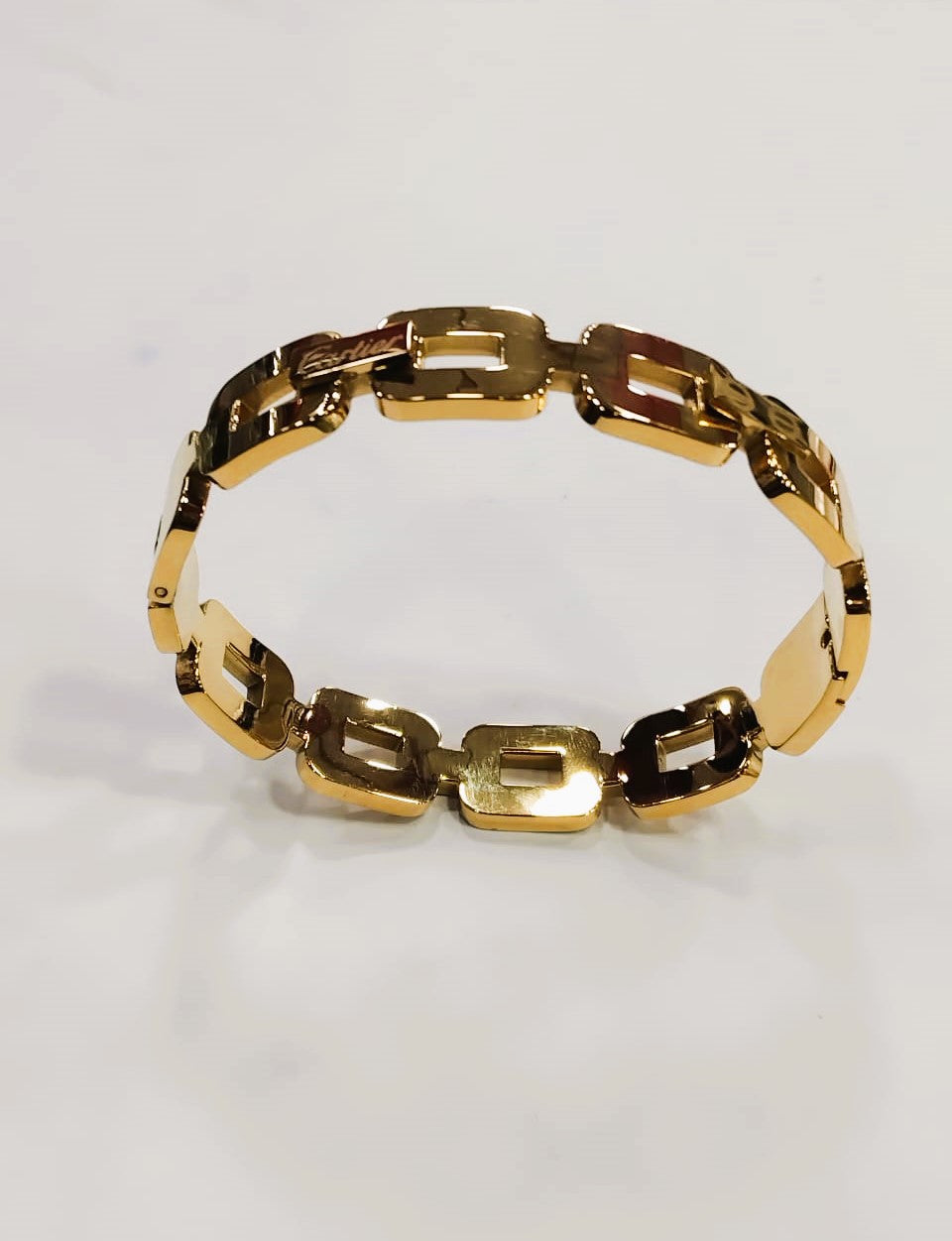 Trendy Golden Bangle – Stainless Steel Bracelet