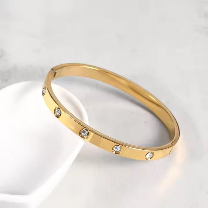 Bracelet Stainless Steel Cuff Bangle for Girls Women Ladies bracelet Jewelry Kara