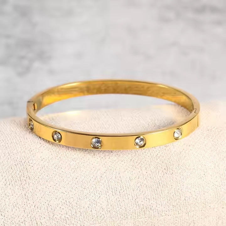 Bracelet Stainless Steel Cuff Bangle for Girls Women Ladies bracelet Jewelry Kara