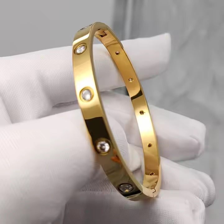Bracelet Stainless Steel Cuff Bangle for Girls Women Ladies bracelet Jewelry Kara