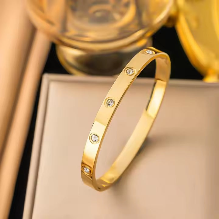 Bracelet Stainless Steel Cuff Bangle for Girls Women Ladies bracelet Jewelry Kara