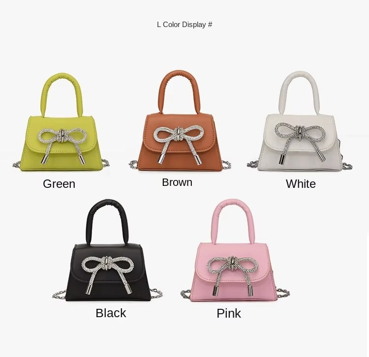 Mini Brown Designer Bag with Long Chain – High Quality Stylish Crossbody | Mazia Fashion