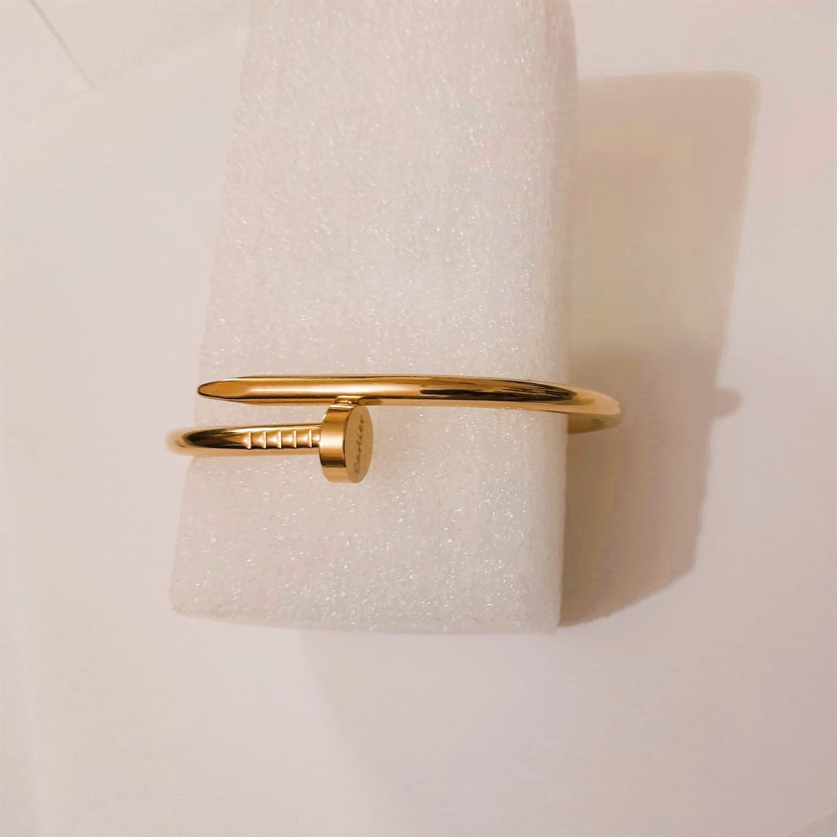 Nail Keel Design Stainless Steel Bangle for Girls – Stylish & Durable | Mazia Fashion