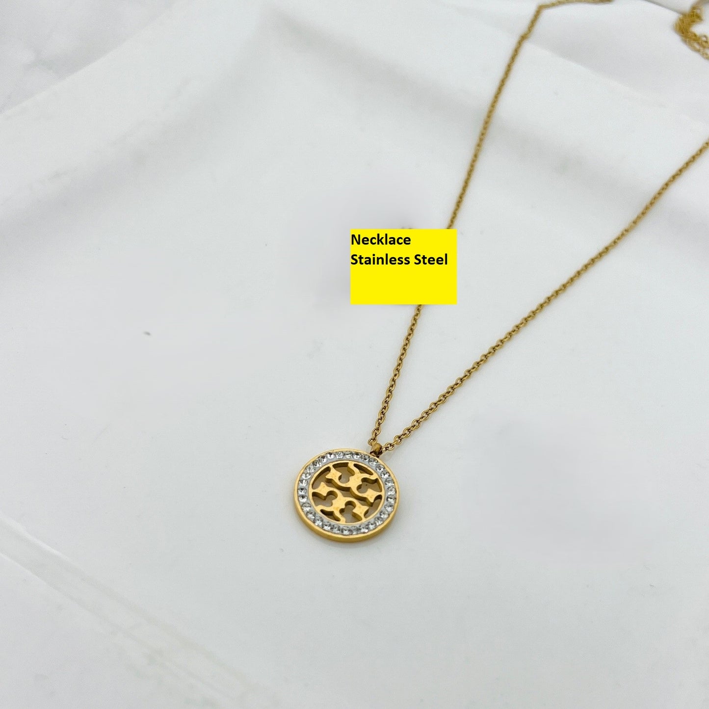 Golden Stainless Steel Necklace – Elegant, Tarnish-Free Jewelry for Women | Mazia Fashion