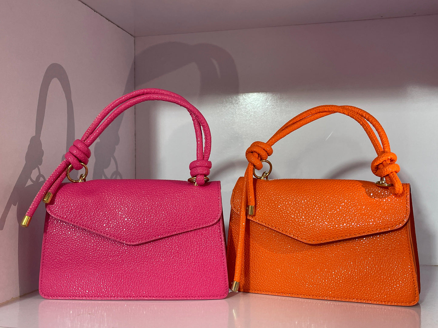 Small PU Leather Handbag for Women – High Quality Crocodile Texture, Pure Color | Mazia Fashion