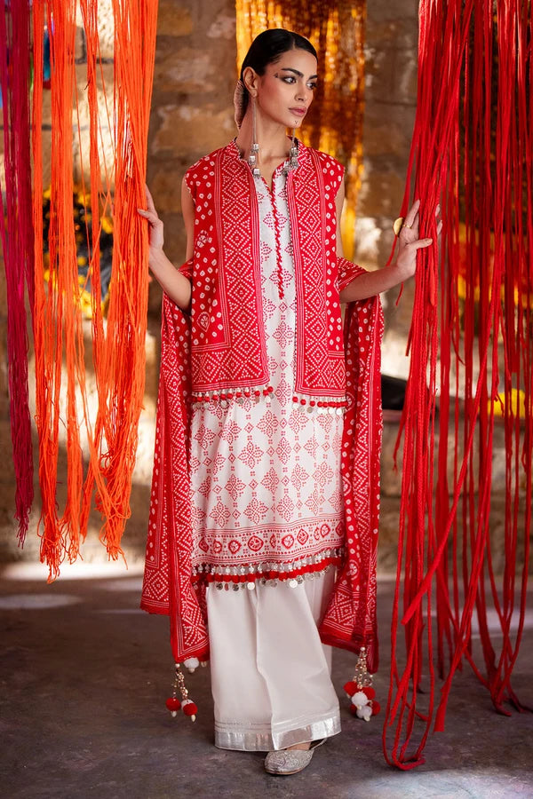 Gul Ahmed 3 Piece Unstitched Printed Lawn Suit CL-42316 A
