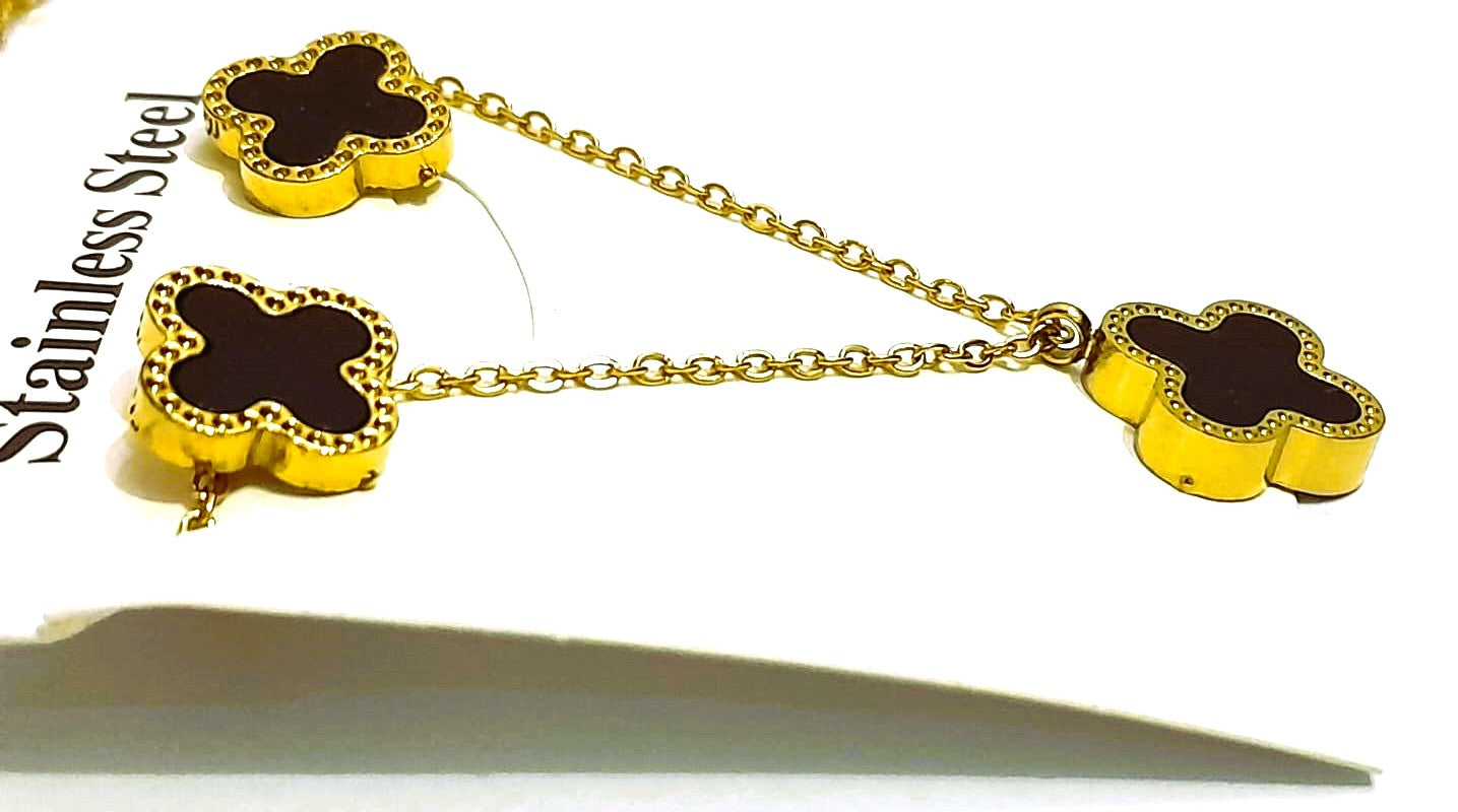Necklace and Earring Tops Stainless Steel Set for Girls – Elegant & Durable Jewelry by Mazia Fashion