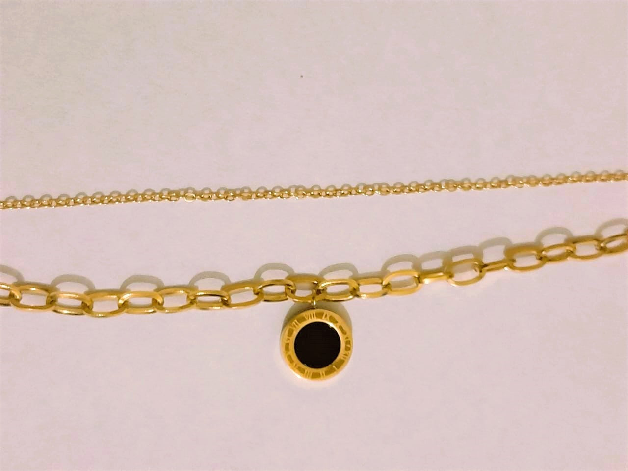 Double Chain Roman Stainless Steel Bracelet - Bracelet for Girls