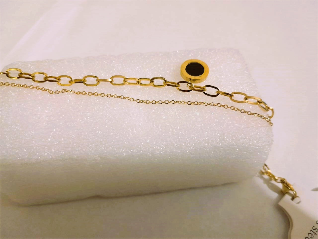 Double Chain Roman Stainless Steel Bracelet - Bracelet for Girls