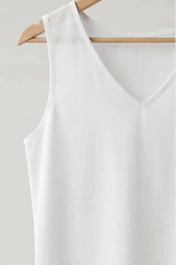 Ready to Wear Long Slip V-Neck Camisole Lawn Shameez for Women & Girls | Mazia Fashion