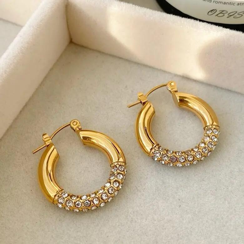 Mazia Premium Quality Earring - Golden Hoop Earrings | Elegant Ear Jewelry for Women