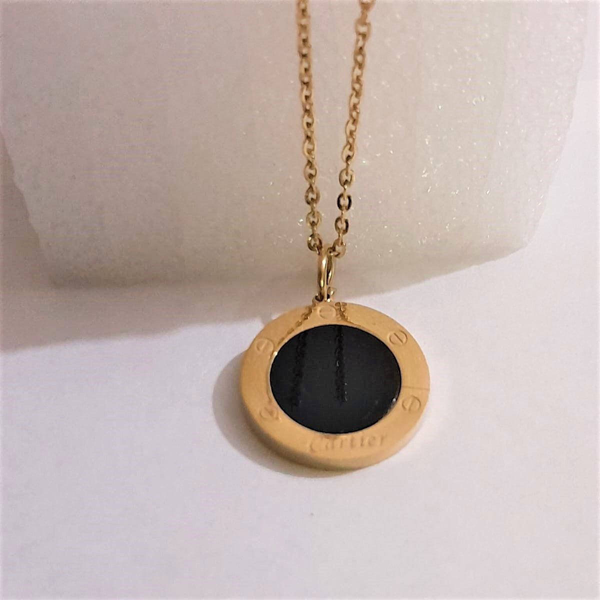 Stainless Steel Chain Necklace with Pendant for Girls | Mazia Fashion