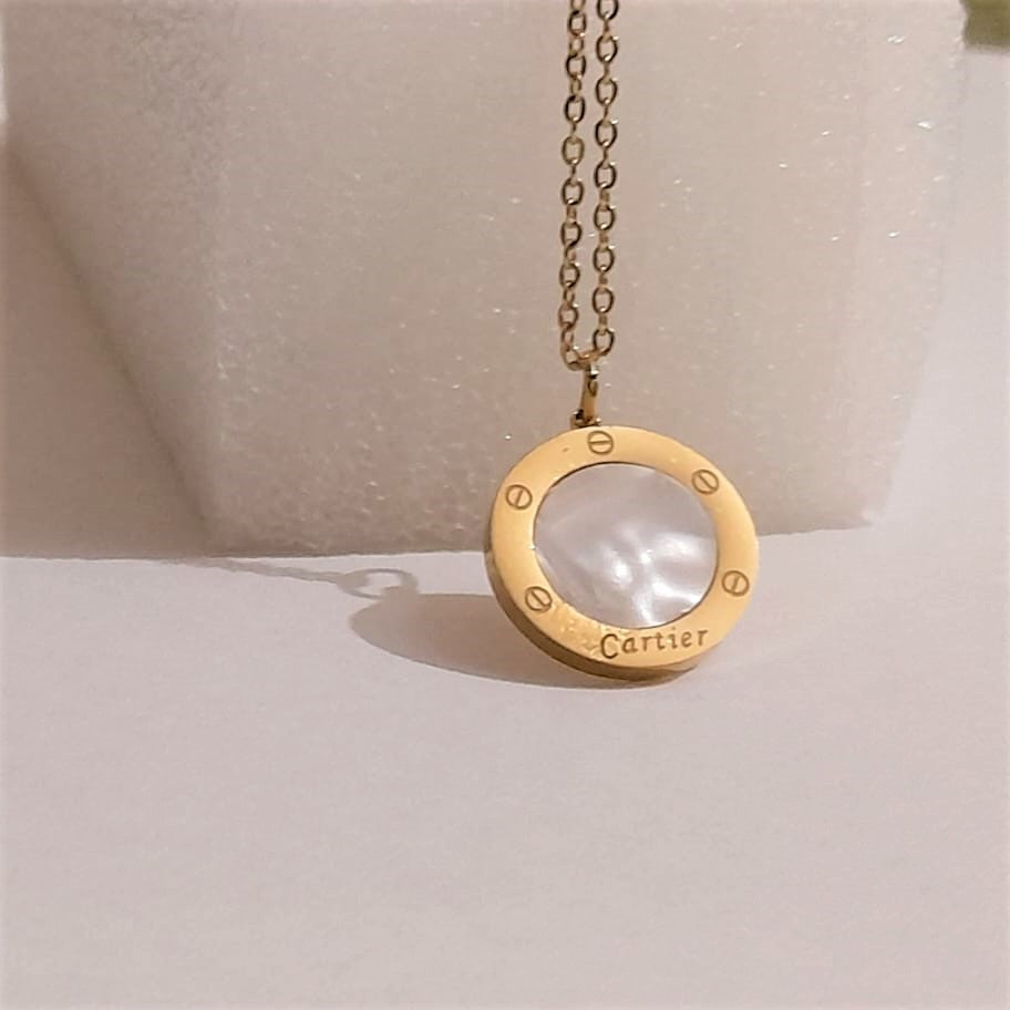 Stainless Steel Chain Necklace with Pendant for Girls | Mazia Fashion