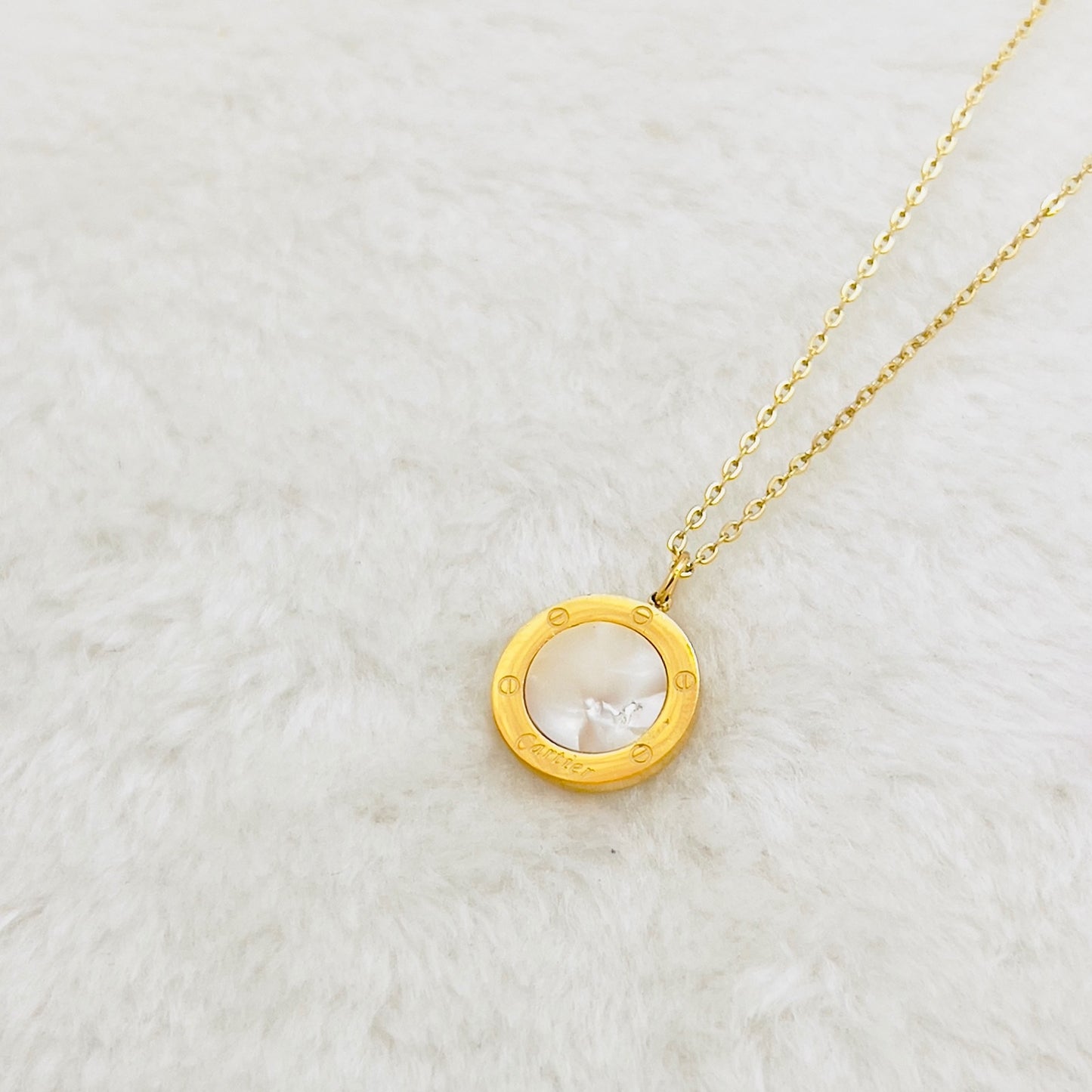 Stainless Steel Chain Necklace with Pendant for Girls | Mazia Fashion