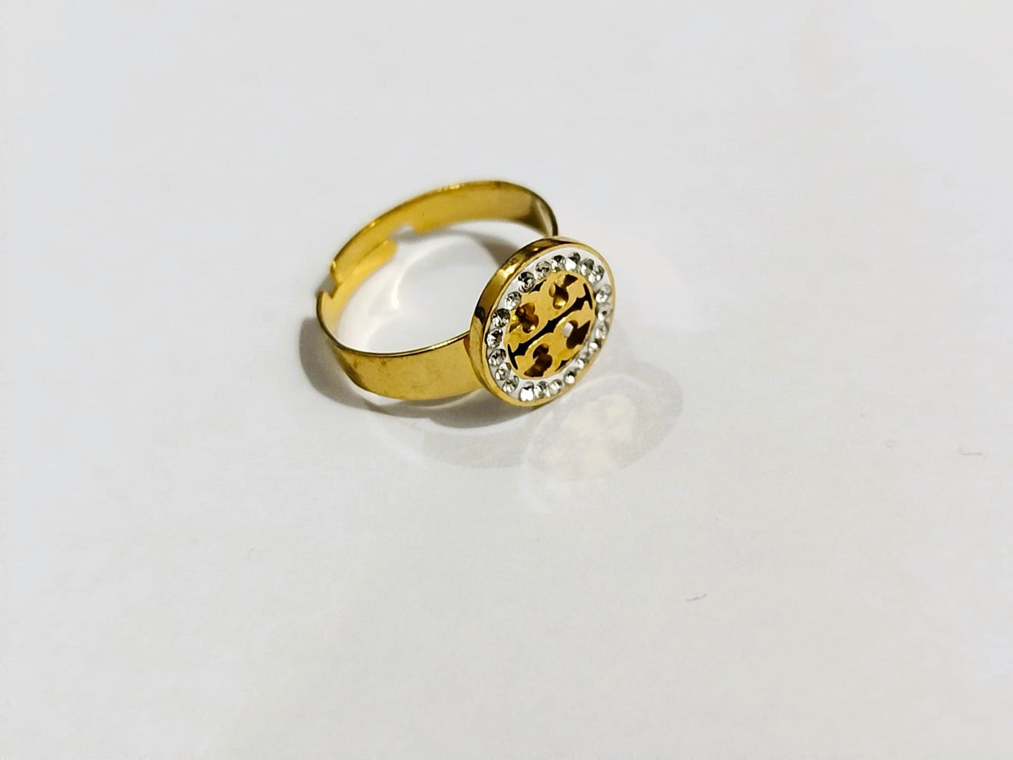 Golden Adjustable Rinshine Ring for Girls | Mazia Fashion