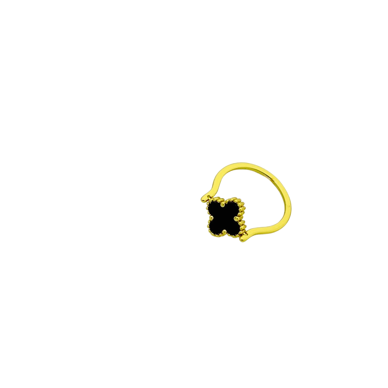 Golden Flower Ring for Girls Stainless Steel Girls' Jewelry