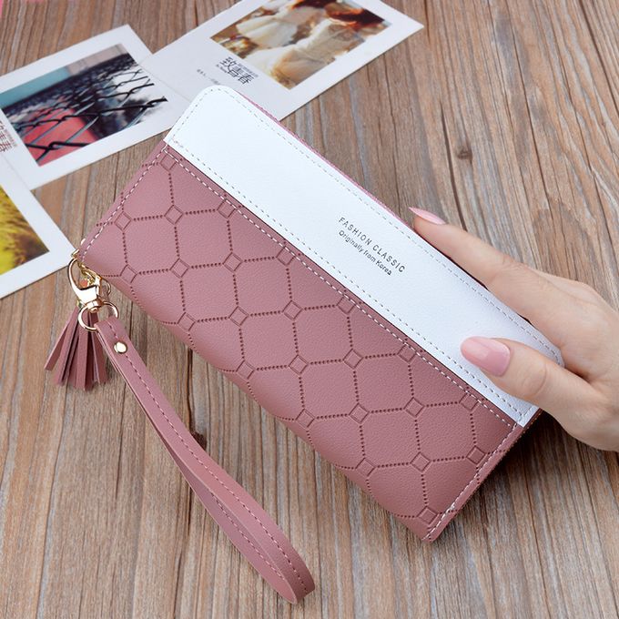 Women's Double-Layer Clutch Wallet - Portable Card Holder, Coin Purse & Phone Pouch Mazia Fashion