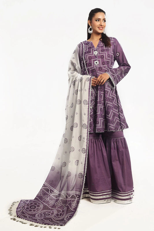Gul Ahmed 3 Piece Unstitched Printed Lawn Suit CL-52170 B